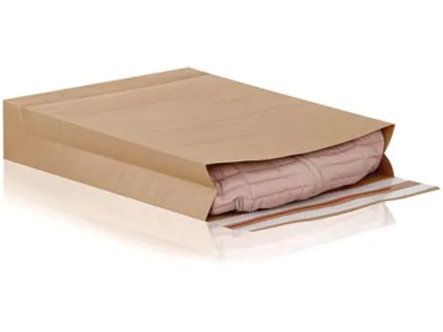 Envelop met blokbodem 400x500mm 120gr bruin zelfklevend doos 100 stuks