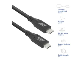 Kabel ACT USB-C 4.0 20Gbps 2m - 2