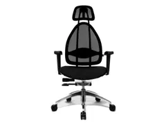 Topstar Bureaustoel Open Base + Art OPEN ART 10 met hoofdsteun Zwart