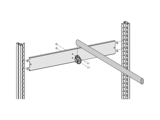 kledingstang,v. inhaakstelling,B 1000mm,staal verzinkt