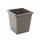 Vierkant Tapse Papierbak 27 Liter Bruin