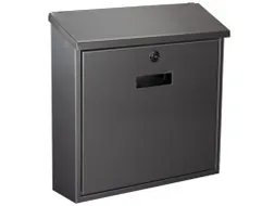 Brievenbus Monaco Inox met naamplaatje incl. 2 sleutels 36.8x36.5x10cm