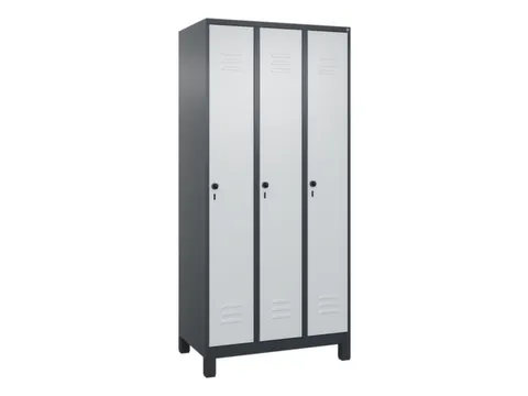 locker voor scheiding van kleding,HxBxD 1950x900x500mm,3vak