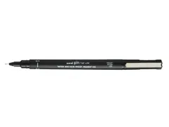 Fineliner Uni-ball Pin zwart 0.1mm