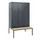 Dubbeldekse dekenkist,HxBxD 1950x1200x815mm,3x2vak.,vak B 400mm