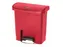 Pedaalemmer Slim Jim Step On Front Kunststof 15 Liter Rood