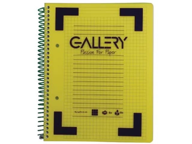 Gallery Spiraalschrift Traditional A4 Geruit 5mm PP