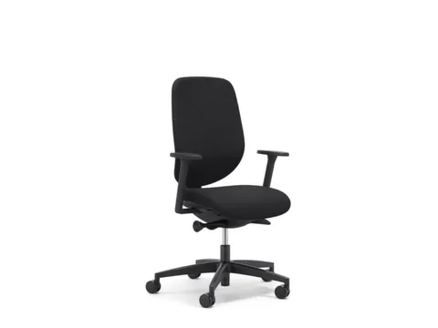 Giroflex Bureaustoel 353 met automatic-move mechanisme zwart