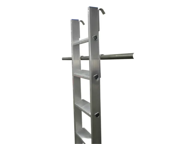 Stellingladder Aluminium 4Haken 8Treden Boom L 2.20M