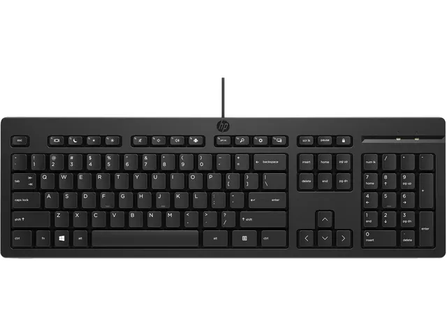 Toetsenbord HP 125 USB bedraad QWERTY