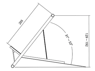 Tabletstandaard NSLS100 opvouwbaar 10-22 inch Zilvergrijs - 2
