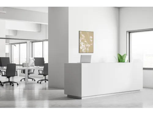 Wanddecoratie Textiel Set A2 Japanse Bloesem Beige