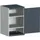 kast met geperforeerde platen,HxBxD 1000x650x650mm,2xStalen bodem