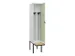 locker met bank,voor scheiding van kleding,HxBxD 2120x400x815mm,1vak