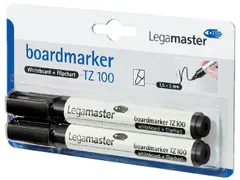 Viltstift Legamaster TZ100 Whiteboard Rond Zwart 1.5-3mm 2st
