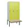 locker met bank,HxBxD 1950x900x815mm,3vak,vak B 300mm,draaigrendel