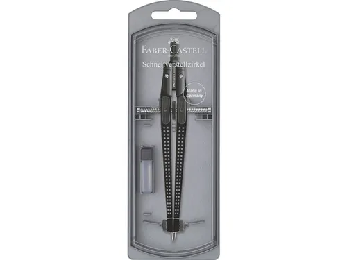 snelverstelpasser Faber-Castell Grip zwart