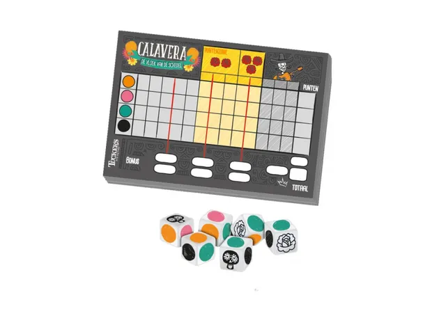 Dobbelspel Calavera - De vloek van de schedel 8+