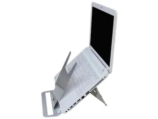 Echo Laptopstandaard 14-17 inch met Documenthouder Zilver - 4