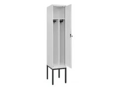 locker voor scheiding van kleding,HxBxD 2120x400x500mm,1vak