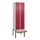 Z-garderobekast,HxBxD 2120x600x815mm,2vak,vak B 300mm,cil.-slot