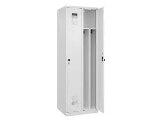 locker voor scheiding van kleding,HxBxD 1850x600x500mm,2vak - 1
