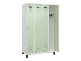 locker,HxBxD 1950x1200x500mm,4vak,vak B 300mm,cil.-slot,voeten - 2