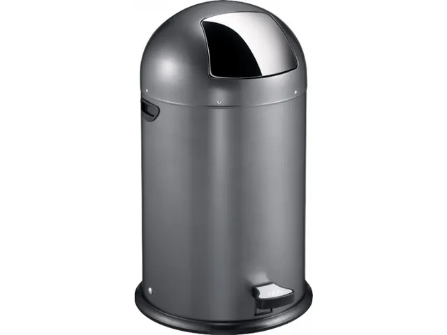 Pedaalemmer Kickcan 40 Liter Grijs