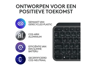 Logitech MX Keys S Combo toetsenbord en muis Azerty Frans - 2