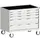 ladekast HxBxD 880x1050x650mm 5laden romp RAL7035 front RAL7035