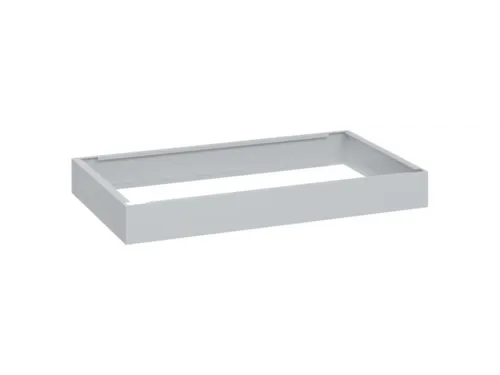 sokkel,HxBxD 100x900x500mm,kunststof,RAL7035,meerprijs