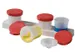 Antiknoeipot voor verf set van 4 potjes van 320 ml met rood