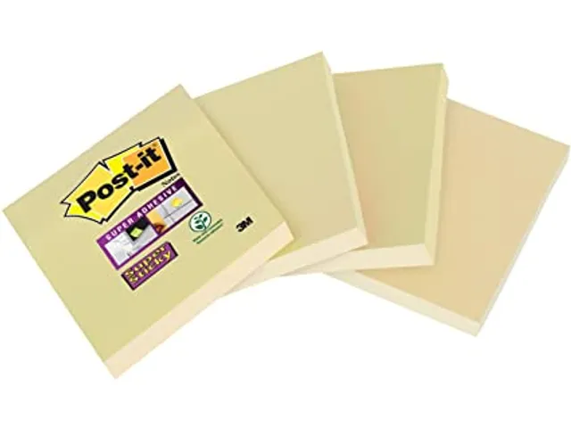 Post-it Super Sticky Notes Canary Yellow, 47,6 x 47,6 mm, Geel