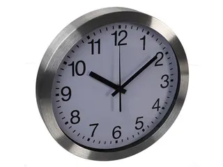 Aluminium Wandklok Ø 30cm cijferaanduiding DCF - 3