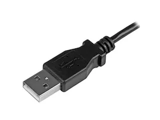 2m Micro-USB oplaad en sync kabel M/M haaks naar links - 3