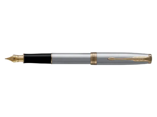 Vulpen Parker Sonnet Stainless steel GT medium