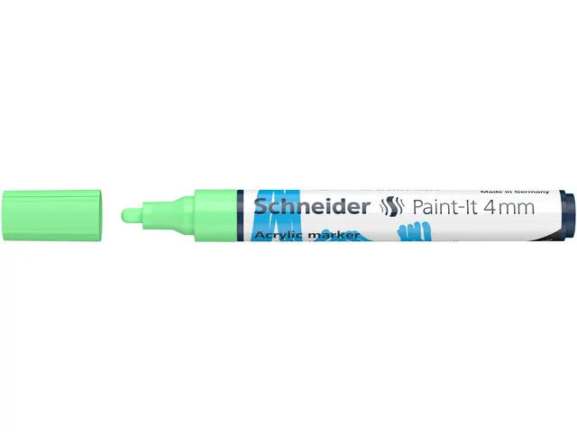 Marqueur acryl Schneider Paint-It 320 4mm pastel vert