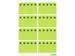 Etiket Herma 3775 26x40mm Diepvries Groen 48 stuks
