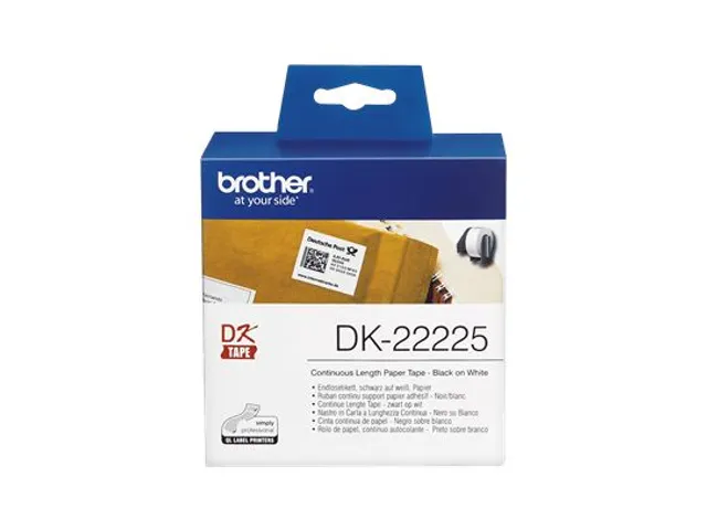 Etiket Brother DK-22225 38mm thermisch 30-meter wit papier