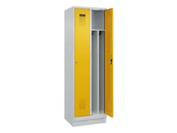 locker voor scheiding van kleding,HxBxD 1950x600x500mm,2vak