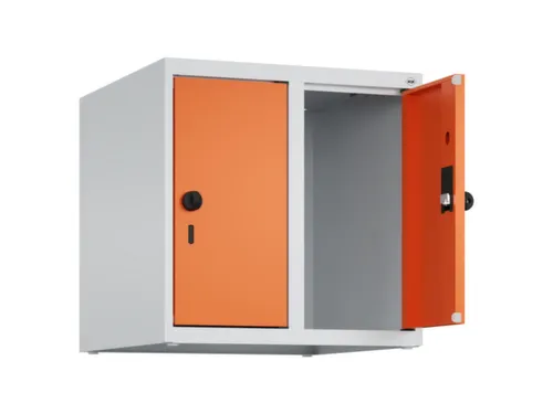 opzetkast,v. locker,2vak.,vak B 250mm,HxBxD 500x500x500mm,vleugeldeur