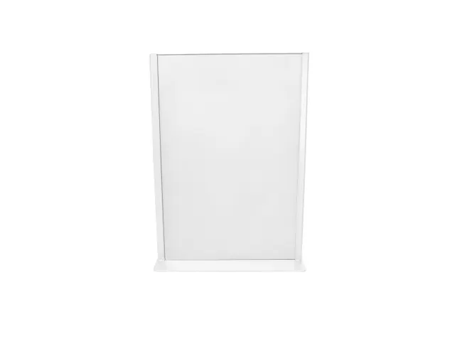 Europel Kaarthouder Metaal met acryl bord A4 Wit