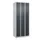 dubbeldekse locker,HxBxD 1850x750x500mm,3x2vak.,vak B 250mm,cil.-slot