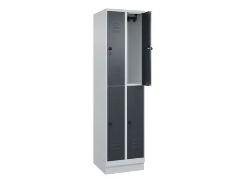 dubbeldekse locker,HxBxD 1950x500x500mm,2x2vak.,vak B 250mm