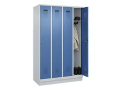 locker,HxBxD 1950x1200x500mm,4vak,vak B 300mm,cil.-slot,sokkel