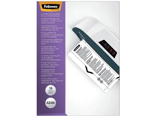 Lamineerhoes schoonmaakvellen Fellowes A4+A3 10 stuks