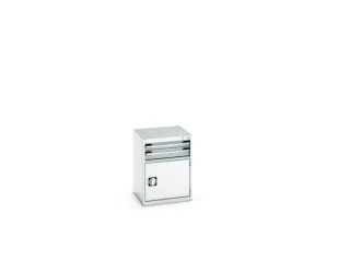 ladekast HxBxD 700x525x525mm 2laden RAL7035 - 8