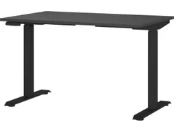 Elektrisch ihv bureau,HxBxD 720-1200x1200x800mm,blad grafiet