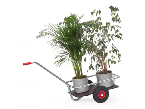 Handtrekwagen 6091L vuurverzinkt 200kg 690x356mm Luchtbanden
