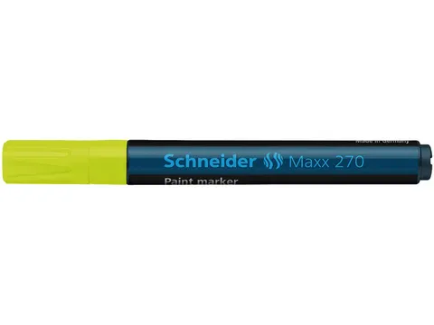 Lakmarker Schneider Maxx 270 1-3 mm fluor geel